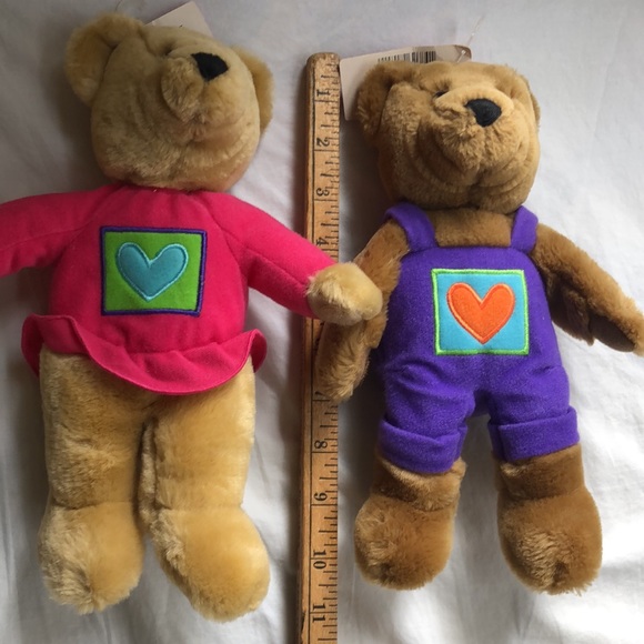 Vintage Hallmark KISS KISS BEAR hand holding couple - Picture 15 of 15